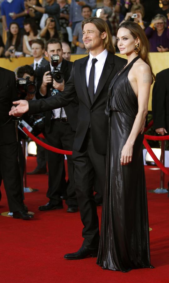 Angelina Jolie 18th annual Screen Actors Guild Awards on January 29, 2012 