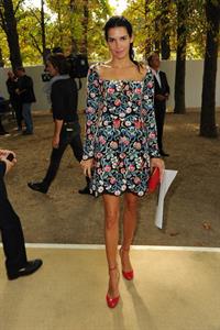 Angie Harmon Valentino fashion show at Paris Fashion Week on Oct. 1, 2013 