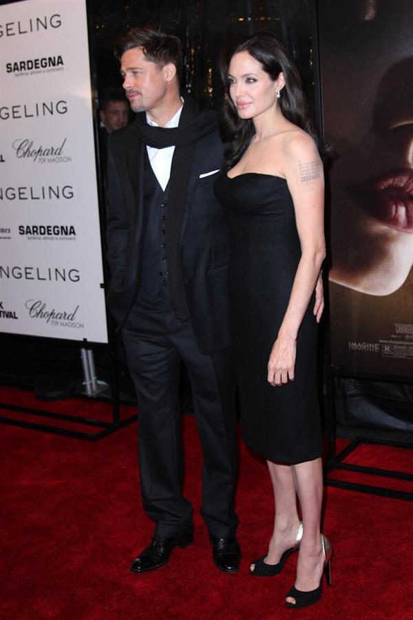 Angelina Jolie at New York film festival Centerpiece Screening of The Changeling 