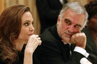 Angelina Jolie Press Workshop of the ICC in Berlin on February 13, 2012