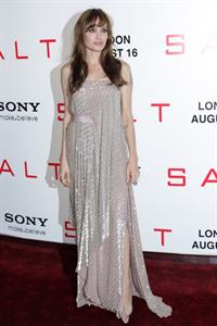Angelina Jolie Salt Premiere in London on August 16, 2010 