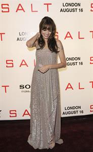 Angelina Jolie Salt Premiere in London on August 16, 2010 