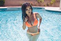 Vicki Li in a bikini