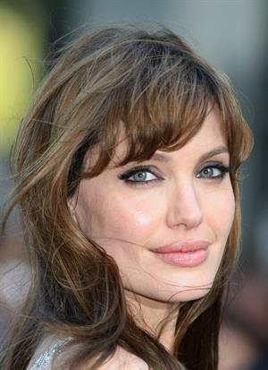 Angelina Jolie Salt Premiere in London on August 16, 2010 