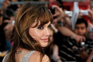Angelina Jolie Salt Premiere in London on August 16, 2010 