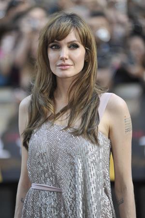 Angelina Jolie Salt Premiere in London on August 16, 2010 