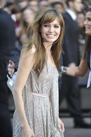 Angelina Jolie Salt Premiere in London on August 16, 2010 