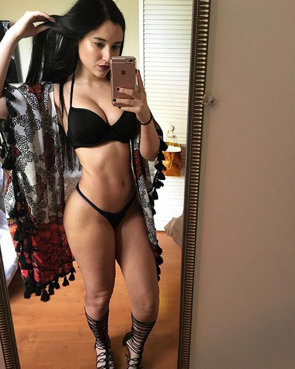 Angie Varona in a bikini