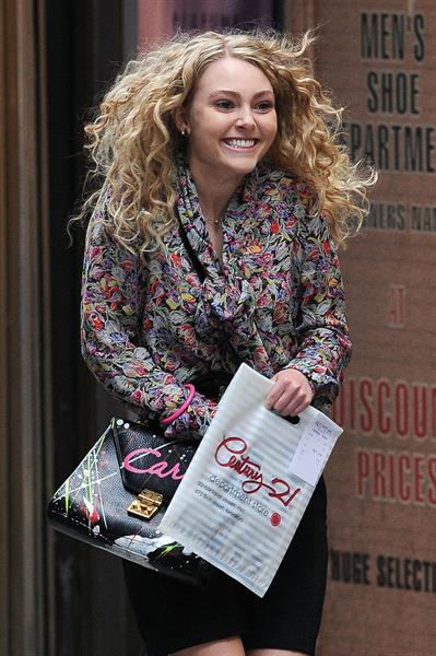 AnnaSophia Robb on the set of The Carrie Diaries in New York City on March 24, 2012