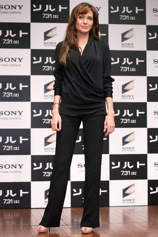 Angelina Jolie Salt Press conference in Tokyo on July 27, 2010