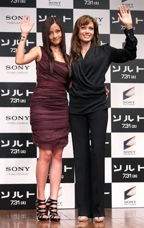 Angelina Jolie Salt Press conference in Tokyo on July 27, 2010