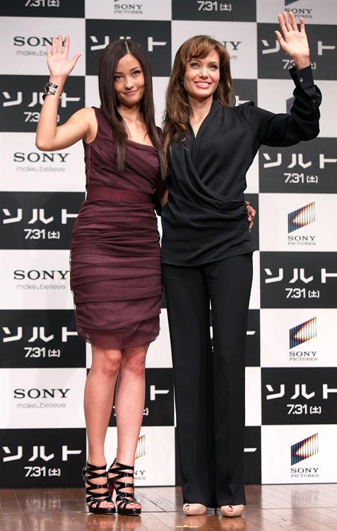 Angelina Jolie Salt Press conference in Tokyo on July 27, 2010