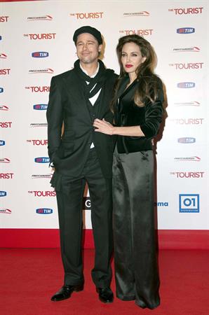 Angelina Jolie at The Tourist premiere in Rome 