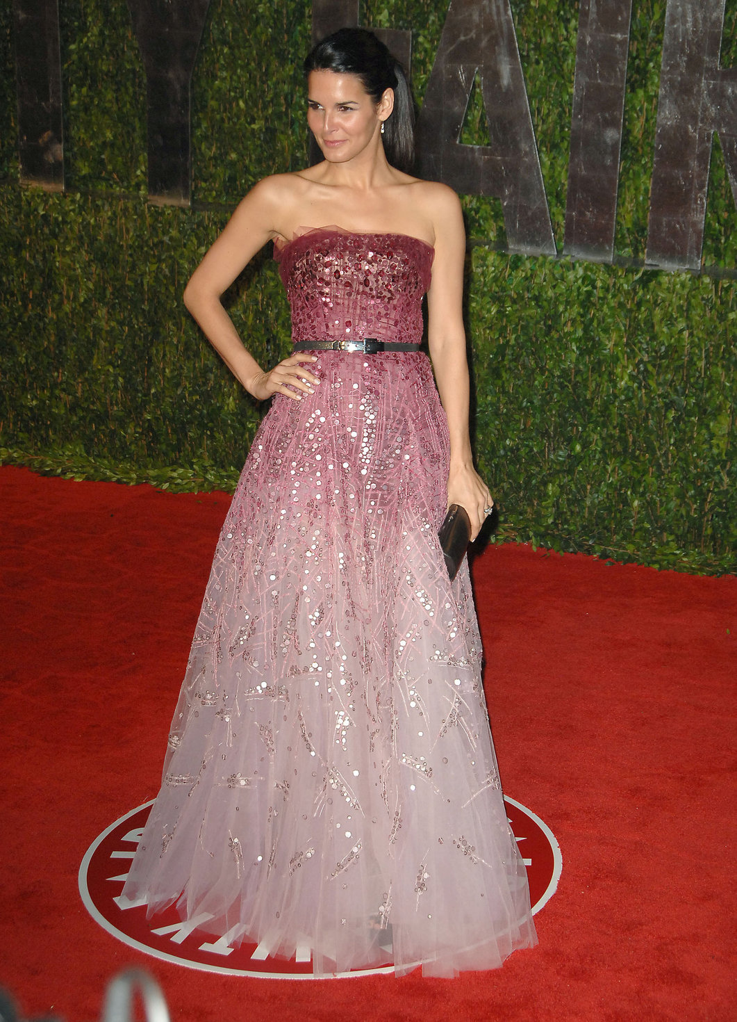Angie Harmon 2010 at Vanity Fair Oscar party on March 7, 2010 