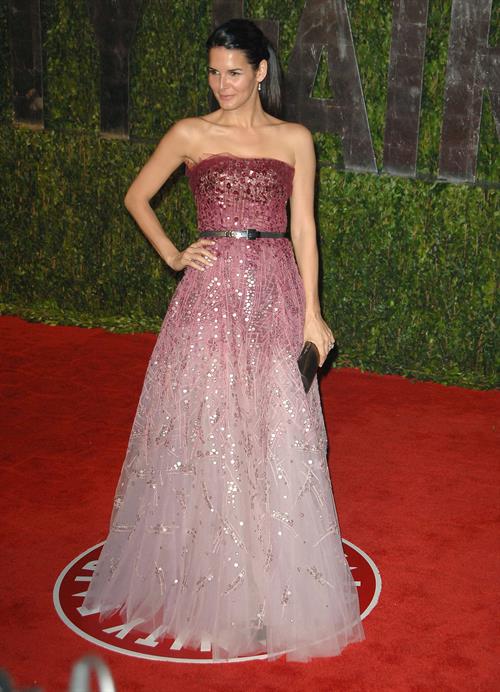 Angie Harmon 2010 at Vanity Fair Oscar party on March 7, 2010 