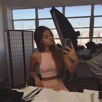 Sofia Jamora taking a selfie