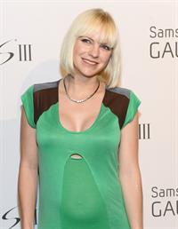 Anna Faris attends the Samsung Galaxy S III launch event in Los Angeles on June 21, 2012