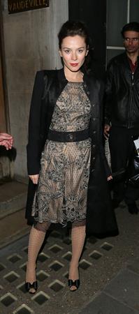 Anna Friel Vaudeville Theatre in London - November 8, 2012