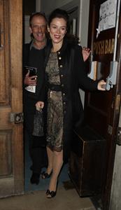 Anna Friel Vaudeville Theatre in London - November 8, 2012