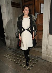 Anna Friel Leaving the Vaudeville Theatre - November 1, 2012