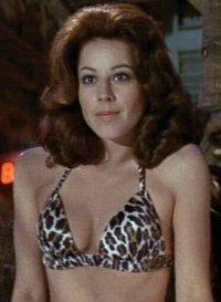 Sherry Jackson in a bikini