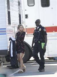 AnnaLynne McCord on the Set of 90210 11/6/12