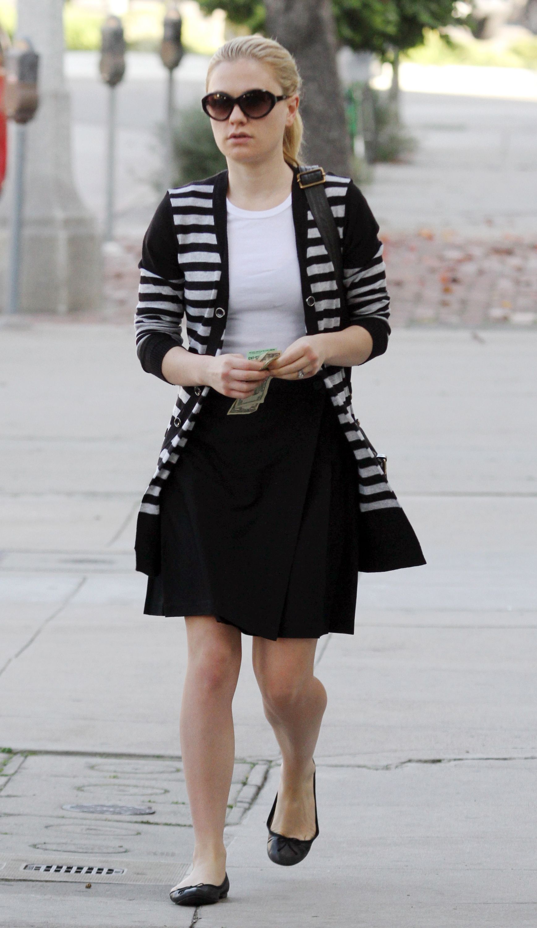 Anna Paquin at John Frieda Salon in Los Angeles on January 18, 2012