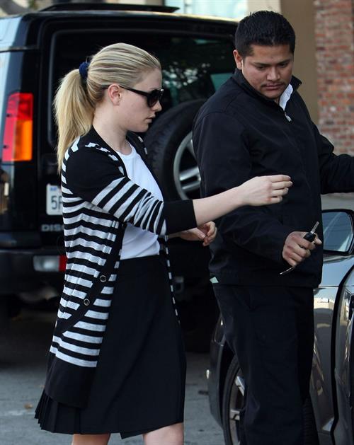 Anna Paquin Pictures Anna Paquin at John Frieda Salon in Los Angeles on January 18, 2012