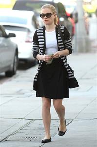 Anna Paquin at John Frieda Salon in Los Angeles on January 18, 2012