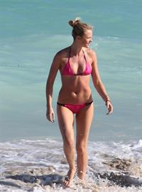 Anne Vyalitsyna bikini candids in Miami 11/23/12 