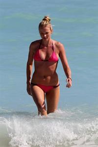 Anne Vyalitsyna bikini candids in Miami 11/23/12 