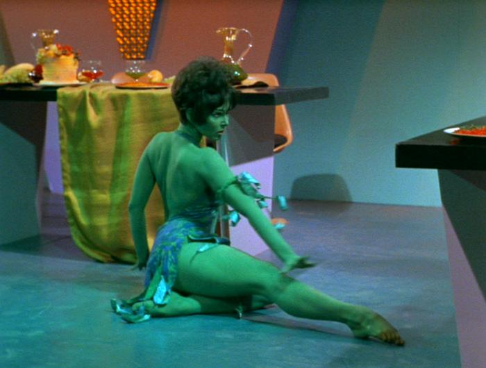 Yvonne Craig in body paint