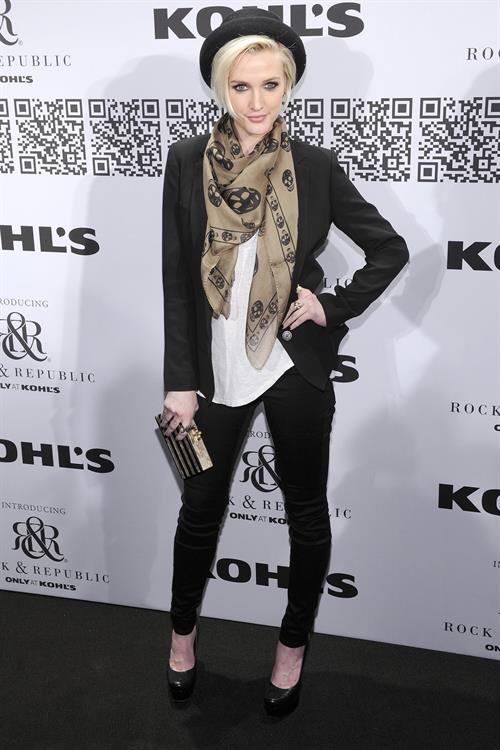 Ashlee Simpson at the Rock Republic for Kohl's fashion show on February 10, 2012