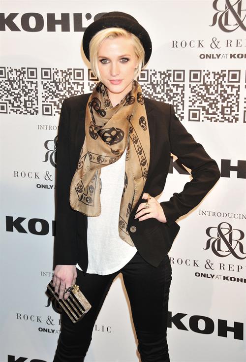 Ashlee Simpson at the Rock Republic for Kohl's fashion show on February 10, 2012