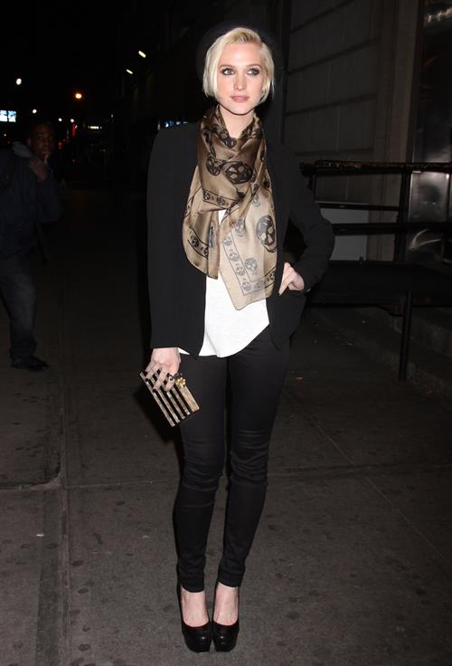 Ashlee Simpson at the Rock Republic for Kohl's fashion show on February 10, 2012