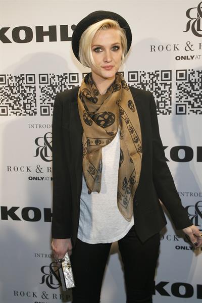 Ashlee Simpson at the Rock Republic for Kohl's fashion show on February 10, 2012