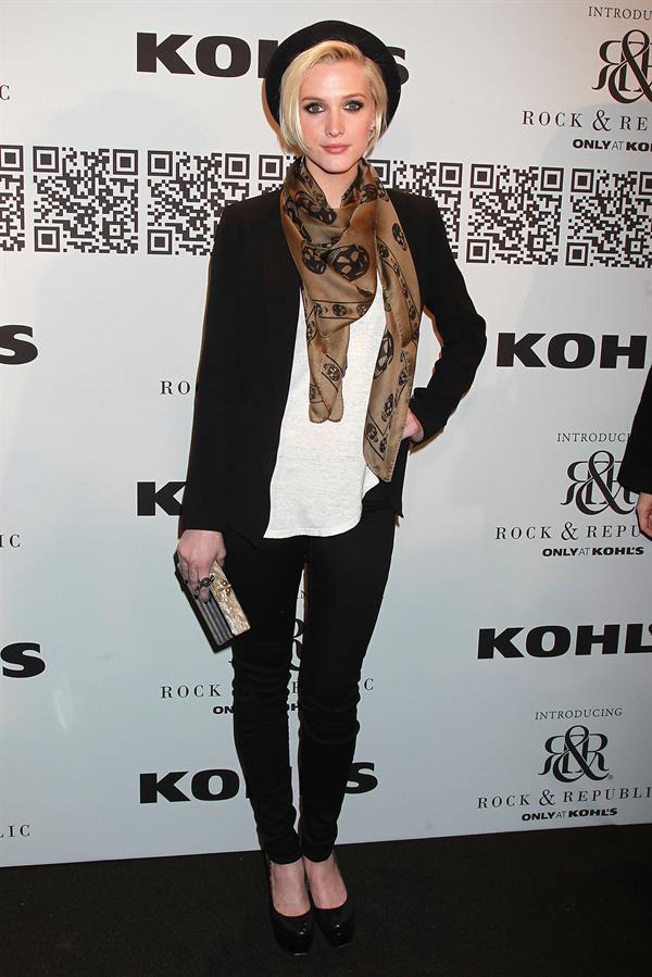 Ashlee Simpson at the Rock Republic for Kohl's fashion show on February 10, 2012