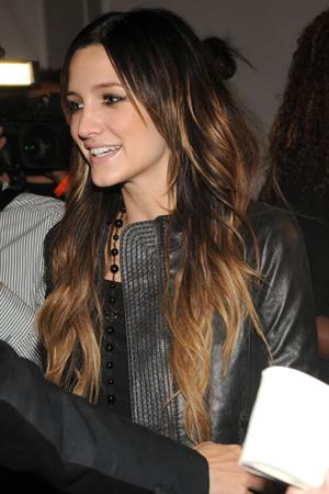 Ashlee Simpson at Max Azria Spring Collection on September 10, 2010