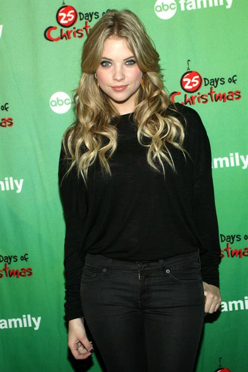 Ashley Benson 25 Days of Christmas Winter Wonderland Event on December 5, 2010