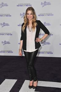 Ashley Benson Justin Bieber Never Say Never Los Angeles premiere on February 8, 2011