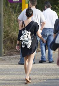 Ashley Benson and Vanessa Hudgens at Busch Gardens in Tampa Bay on March 3, 2012