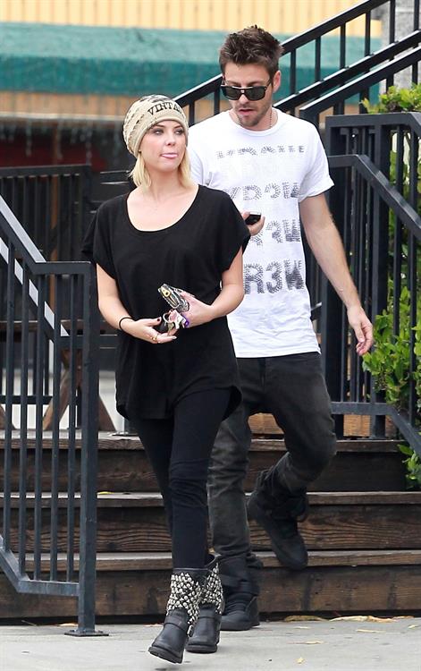 Ashley Benson at Carneys Studio City on April 24, 2012