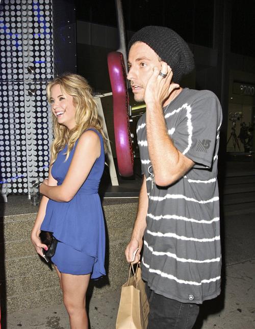 Ashley Benson Boa Restaurant in Beverly Hills on August 10, 2011