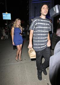 Ashley Benson Boa Restaurant in Beverly Hills on August 10, 2011