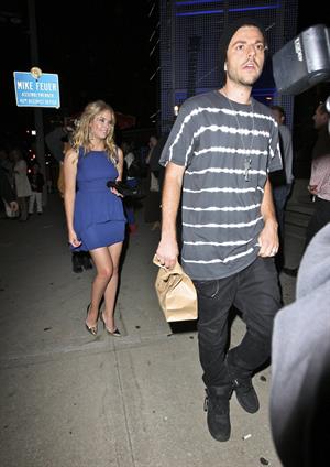Ashley Benson Boa Restaurant in Beverly Hills on August 10, 2011