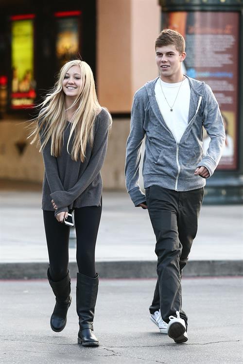 Ava Sambora leaving theater in Calabasas 10/31/12 