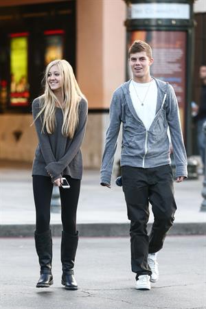 Ava Sambora leaving theater in Calabasas 10/31/12 