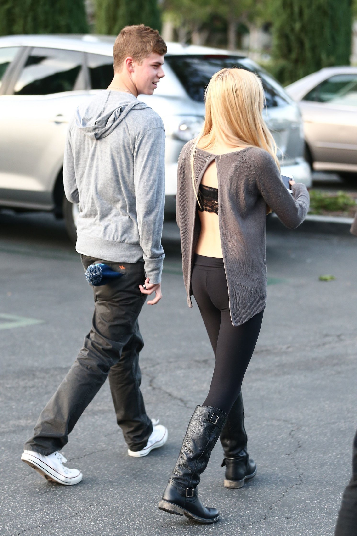 Ava Sambora leaving theater in Calabasas 10/31/12 