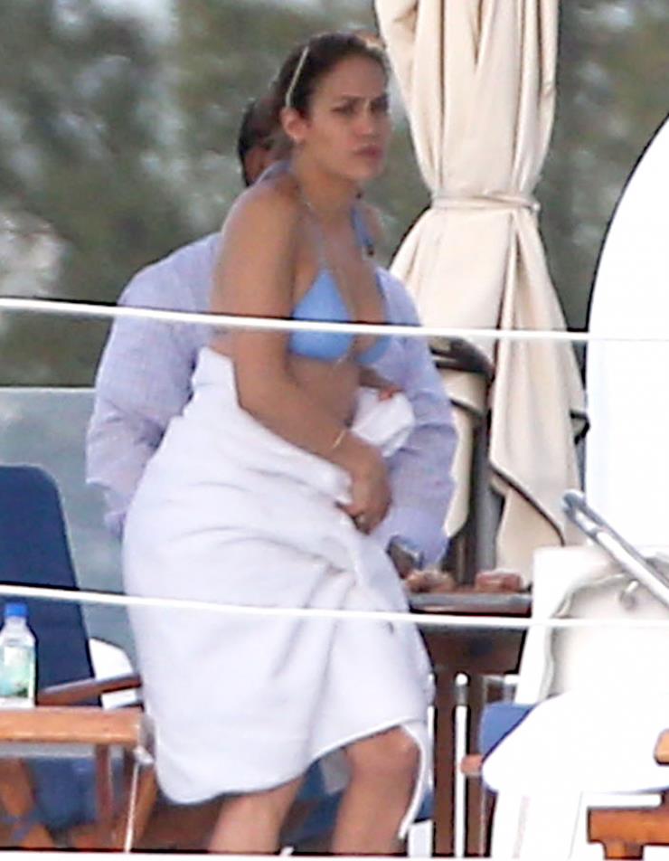 Jennifer Lopez in a bikini