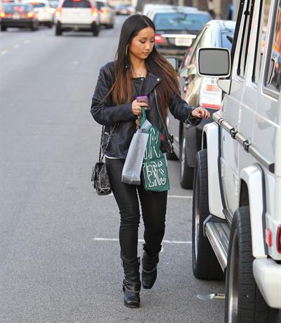 Brenda Song in LA 1/5/13  